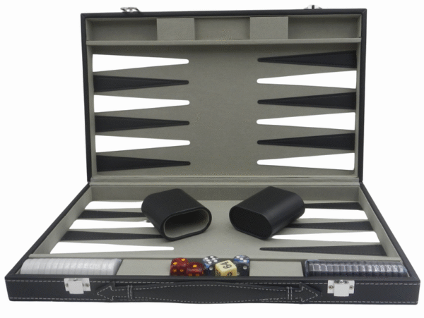 chess backgammon sets 18-Inch Backgammon Board Game Set