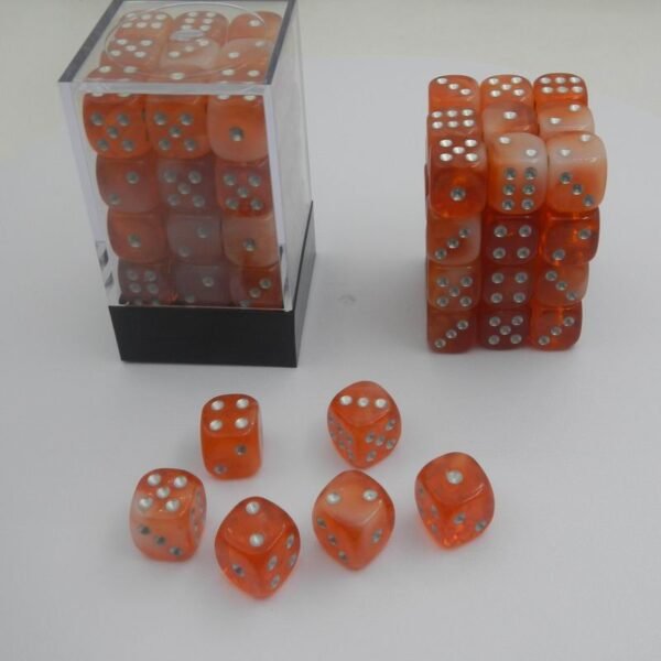 36 of Pack 12MM 6 Sided MINI Dice Set,Two Colours D6 Game Dice Set, 6 Sided Standard Dices for Yahtzee, Bunco or Teaching Math,with Portable Plastic Box